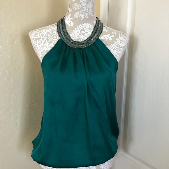 Charlotte Russe Tops - Charlotte Russe Green Tie Up Blouse